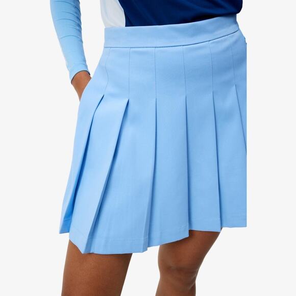 J.Lindeberg Dresses & Skirts - J.Lindeberg Adina Pleated Golf Mini Skirt  No Shorts Light Blue Sz M
